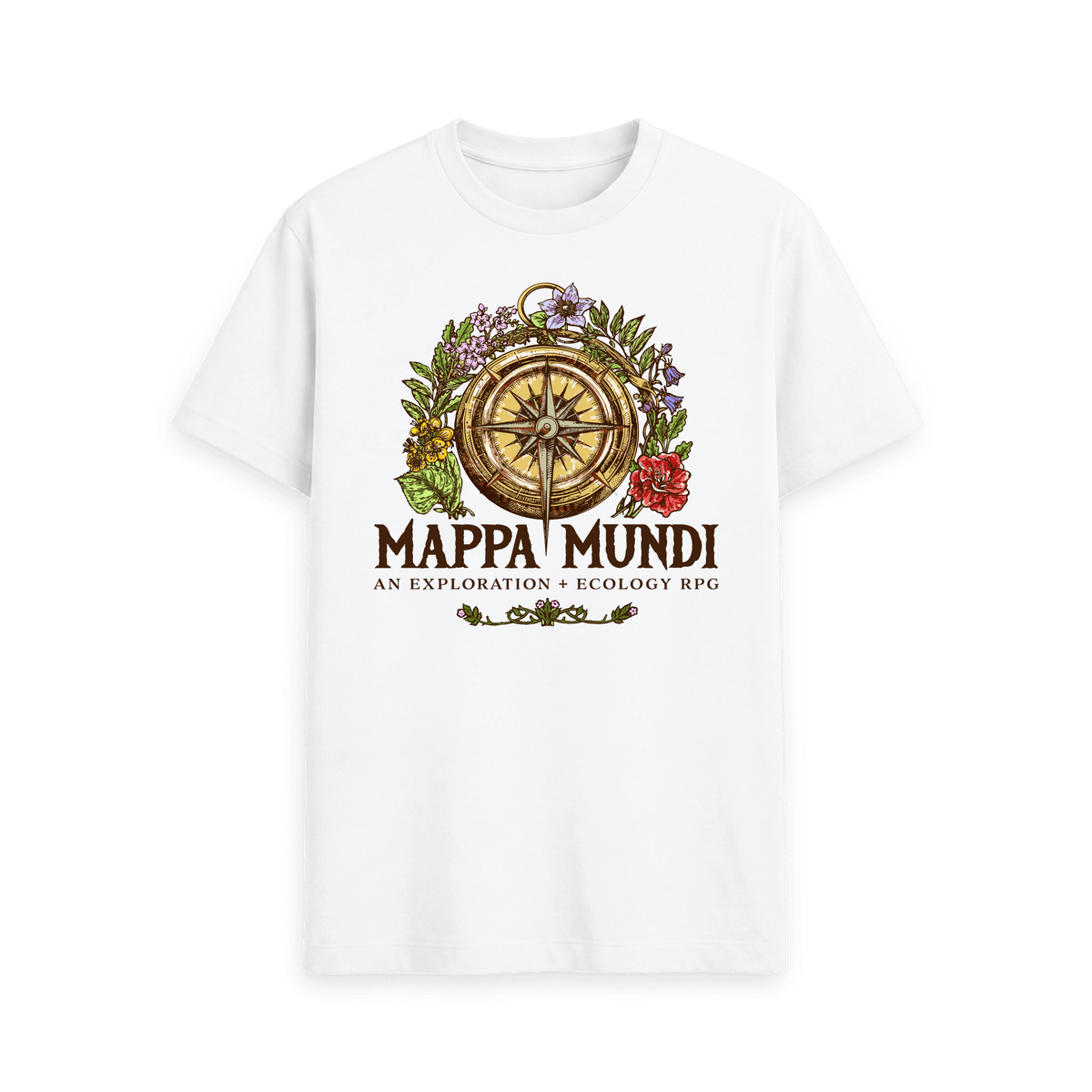 White Printed T-shirt Front