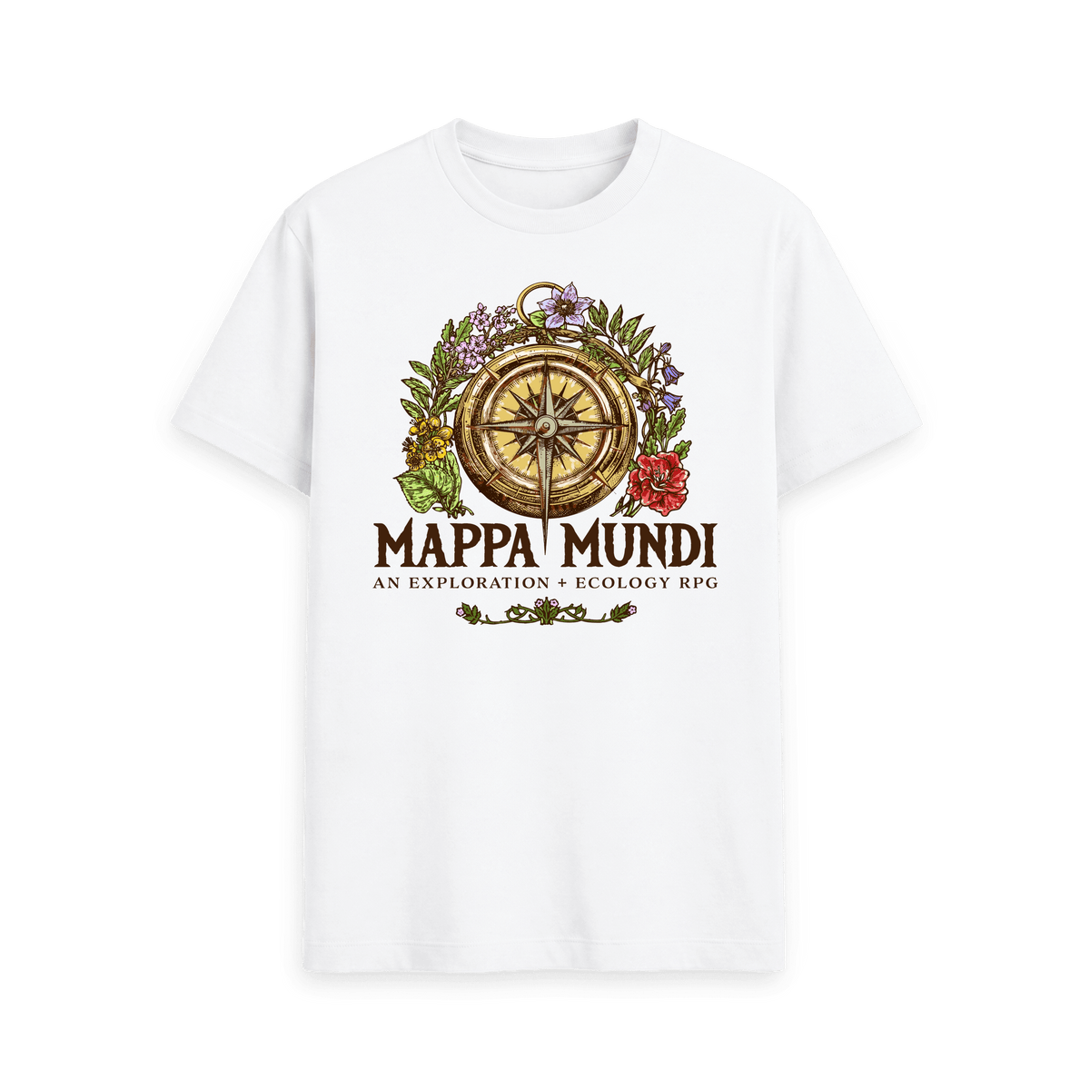 White Printed T-shirt Front